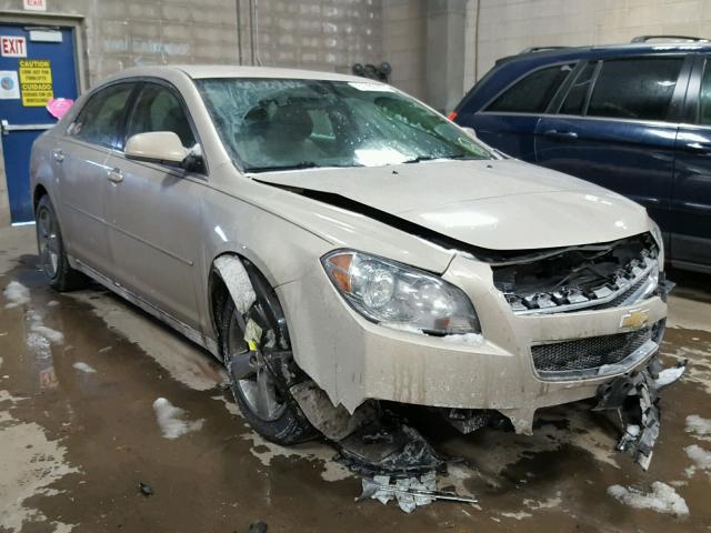 1G1ZD5EB3AF125715 - 2010 CHEVROLET MALIBU 2LT BEIGE photo 1