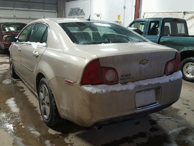 1G1ZD5EB3AF125715 - 2010 CHEVROLET MALIBU 2LT BEIGE photo 3