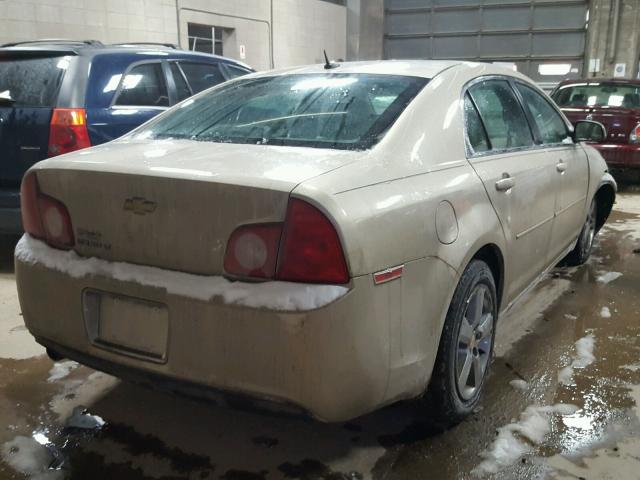 1G1ZD5EB3AF125715 - 2010 CHEVROLET MALIBU 2LT BEIGE photo 4