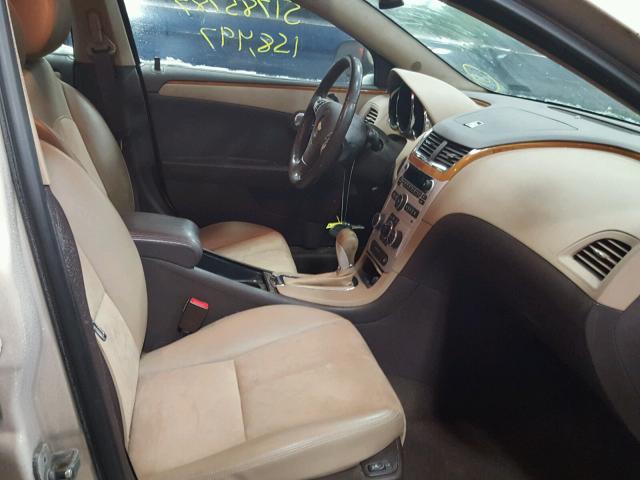 1G1ZD5EB3AF125715 - 2010 CHEVROLET MALIBU 2LT BEIGE photo 5