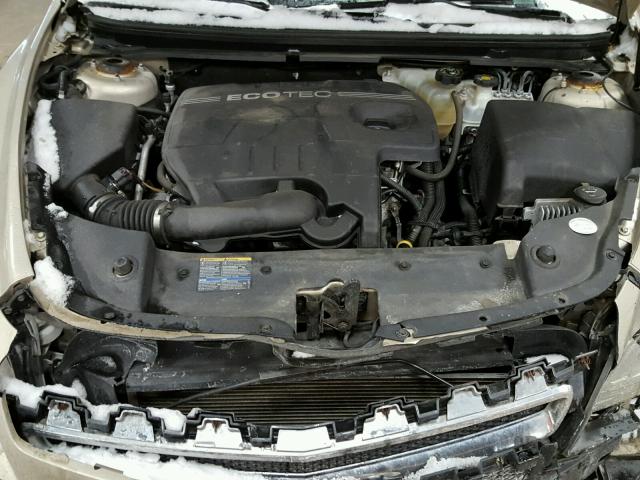 1G1ZD5EB3AF125715 - 2010 CHEVROLET MALIBU 2LT BEIGE photo 7