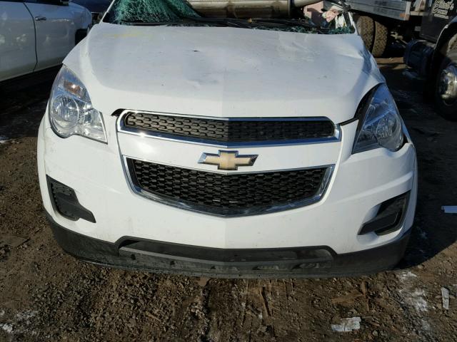 2GNALBEK7F1112039 - 2015 CHEVROLET EQUINOX LT WHITE photo 7