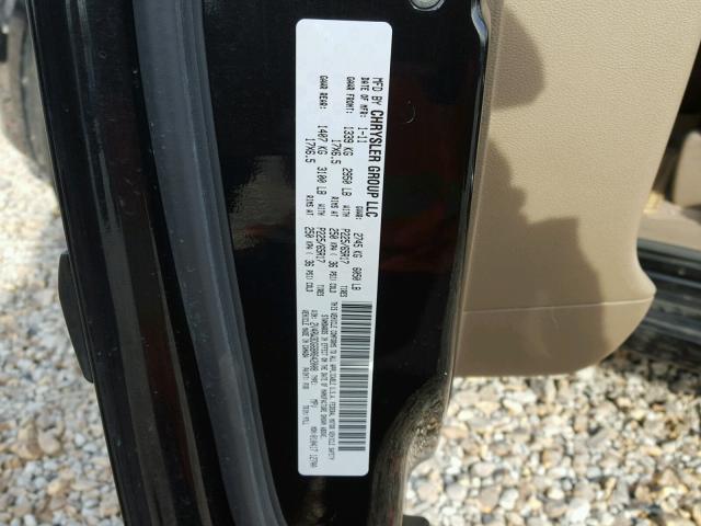2V4RW3DG6BR642008 - 2011 VOLKSWAGEN ROUTAN SE BLACK photo 10