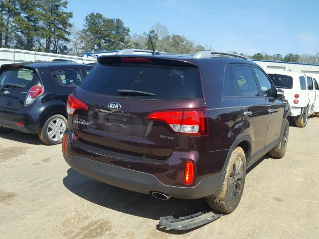 5XYKU4A70FG647730 - 2015 KIA SORENTO EX MAROON photo 3