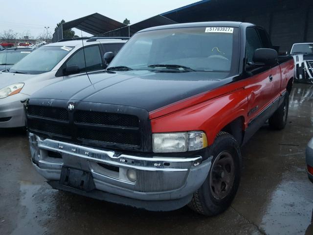 1B7HC13Z6WJ121936 - 1998 DODGE RAM 1500 TWO TONE photo 2