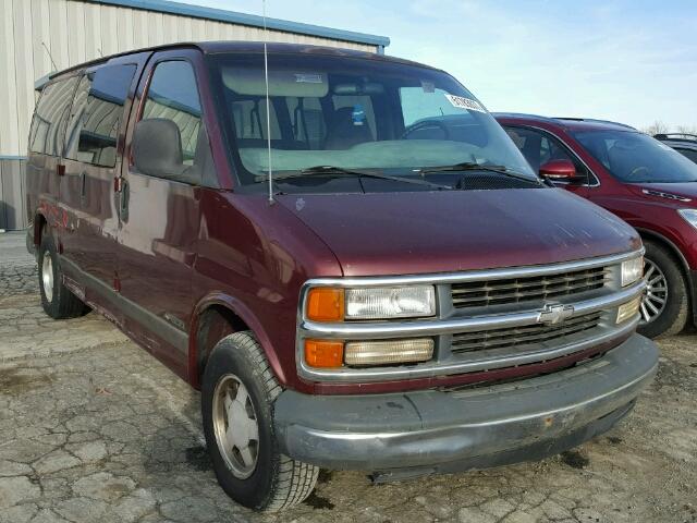 1GNFG15R2W1001292 - 1998 CHEVROLET EXPRESS G1 MAROON photo 1