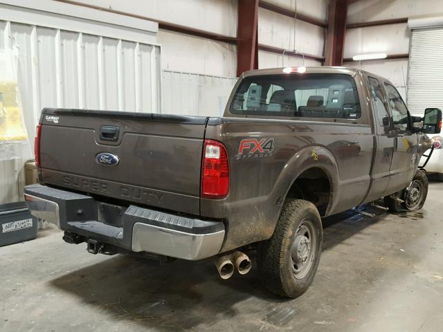 1FT8X3BT3GED09191 - 2016 FORD F350 SUPER BROWN photo 4