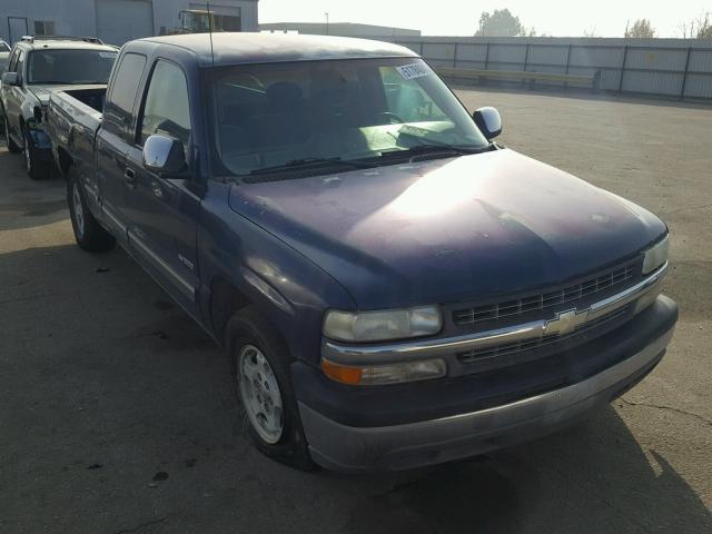 2GCEC19T0Y1354584 - 2000 CHEVROLET SILVERADO BLUE photo 1