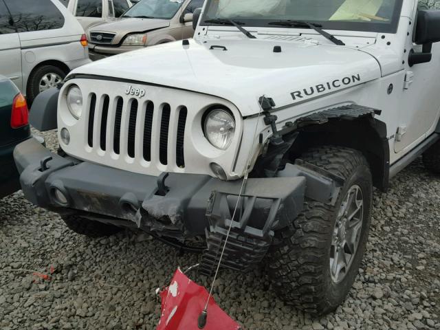 1C4BJWCG9GL302879 - 2016 JEEP WRANGLER R WHITE photo 9