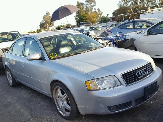 WAULD64B53N106979 - 2003 AUDI A6 2.7T QU SILVER photo 1