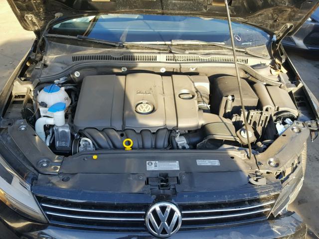 3VWDP7AJ8DM456129 - 2013 VOLKSWAGEN JETTA SE BLACK photo 7