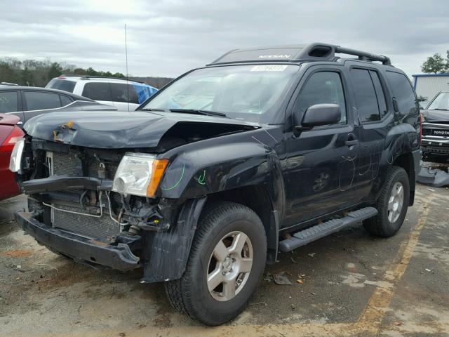 5N1AN08W27C545250 - 2007 NISSAN XTERRA OFF BLACK photo 2