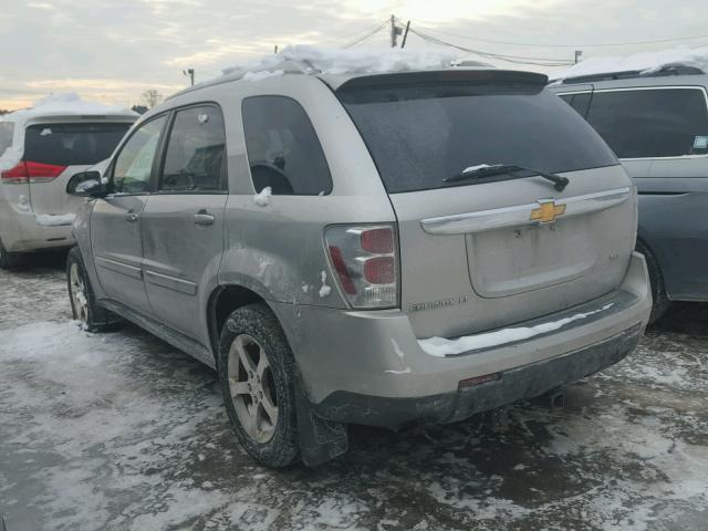 2CNDL73F476062788 - 2007 CHEVROLET EQUINOX LT SILVER photo 3