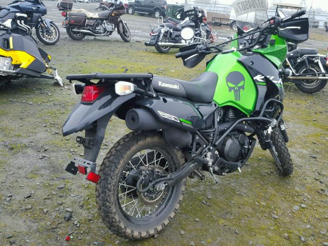 JKAKLEE11FDA80275 - 2015 KAWASAKI KL650 E GREEN photo 4