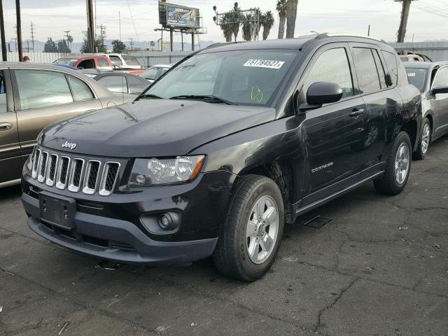 1C4NJCBA6ED642748 - 2014 JEEP COMPASS SP BLACK photo 2