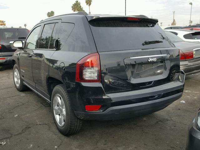 1C4NJCBA6ED642748 - 2014 JEEP COMPASS SP BLACK photo 3