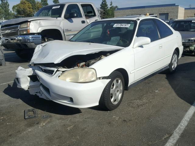 1HGEJ8241YL117552 - 2000 HONDA CIVIC EX WHITE photo 2