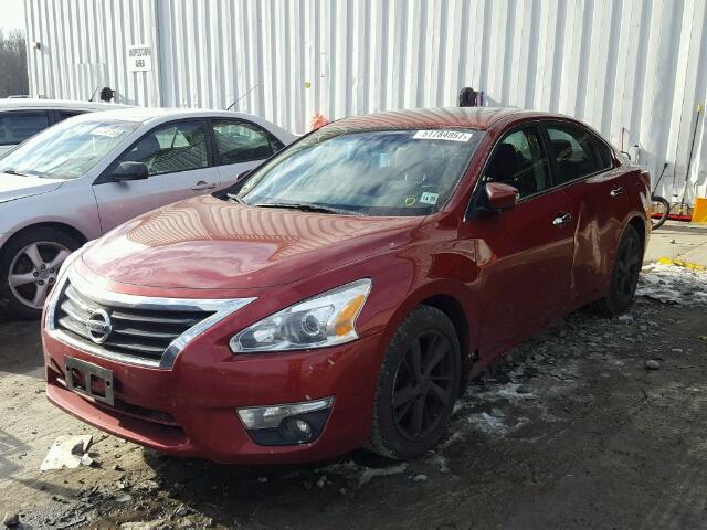 1N4AL3APXDN421652 - 2013 NISSAN ALTIMA RED photo 2