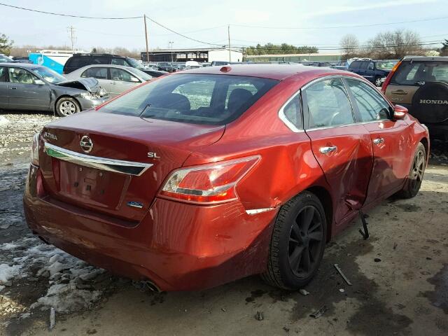 1N4AL3APXDN421652 - 2013 NISSAN ALTIMA RED photo 4