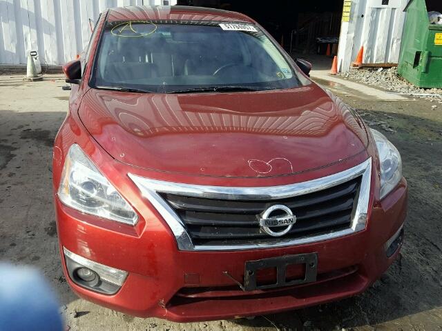 1N4AL3APXDN421652 - 2013 NISSAN ALTIMA RED photo 9