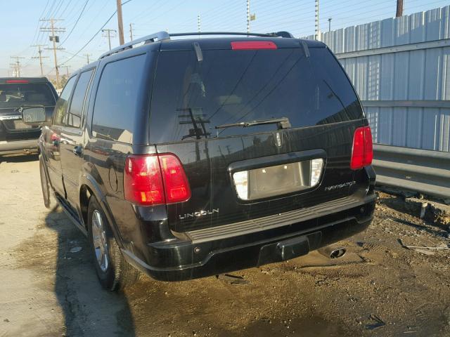 5LMFU28R64LJ24378 - 2004 LINCOLN NAVIGATOR BLACK photo 3