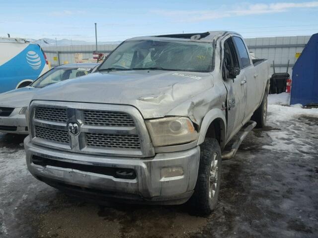 3C63R3JL7FG616707 - 2015 RAM 3500 LARAM SILVER photo 2