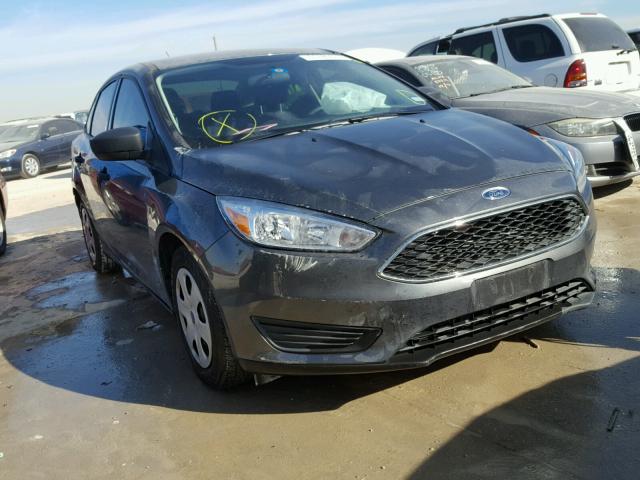 1FADP3E28HL204568 - 2017 FORD FOCUS S GRAY photo 1