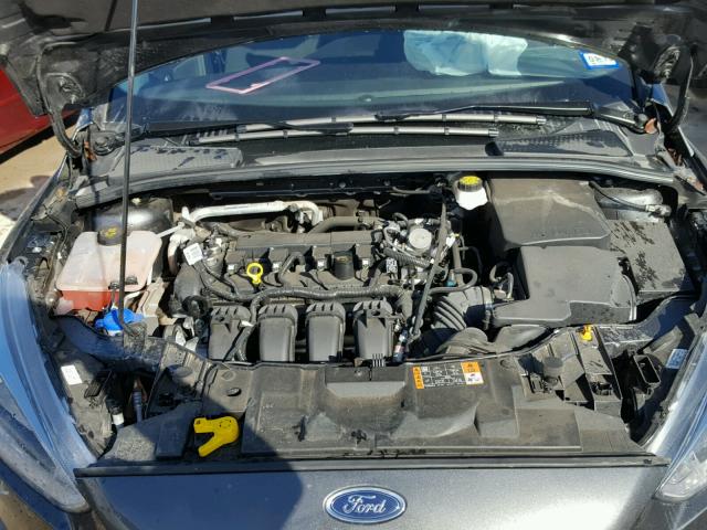 1FADP3E28HL204568 - 2017 FORD FOCUS S GRAY photo 7