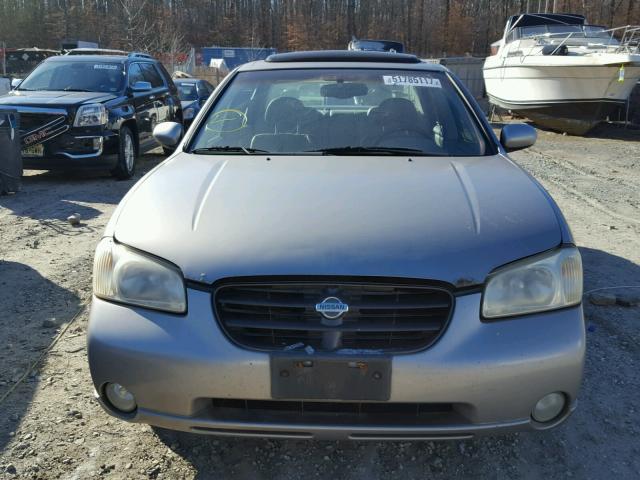 JN1CA31AX1T104761 - 2001 NISSAN MAXIMA GXE GRAY photo 9