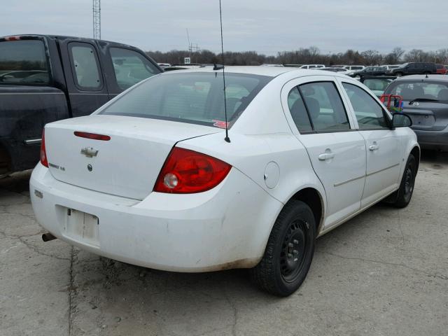 1G1AS58H897133429 - 2009 CHEVROLET COBALT LS WHITE photo 4