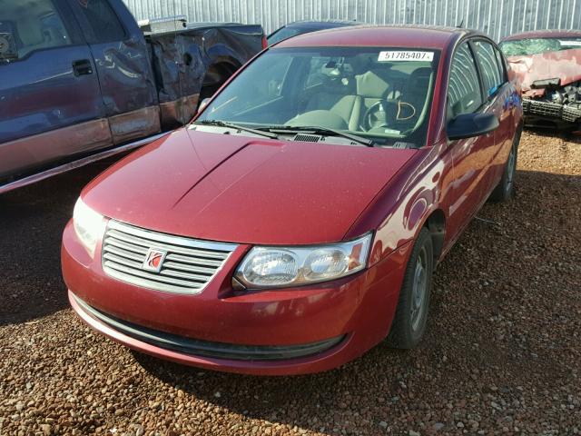 1G8AJ55F07Z138410 - 2007 SATURN ION LEVEL RED photo 2