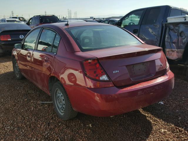 1G8AJ55F07Z138410 - 2007 SATURN ION LEVEL RED photo 3