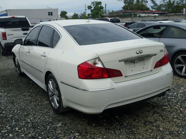 JNKCY01E79M802453 - 2009 INFINITI M35 BASE WHITE photo 3