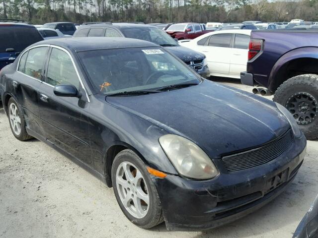 JNKCV51E43M307284 - 2003 INFINITI G35 BLACK photo 1