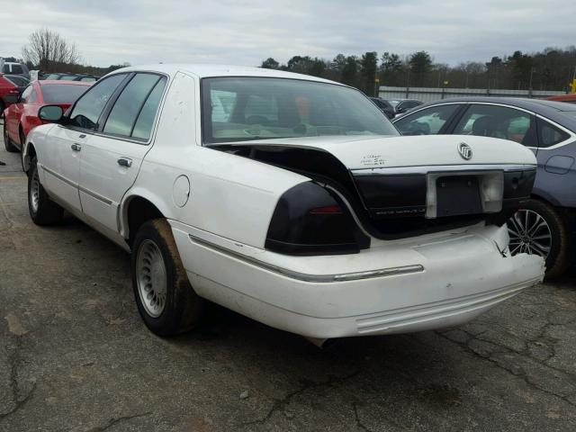 2MEFM75W2YX740438 - 2000 MERCURY GRAND MARQ WHITE photo 3