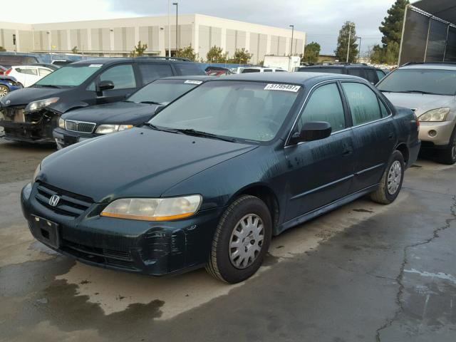 1HGCF86661A062523 - 2001 HONDA ACCORD VAL GREEN photo 2