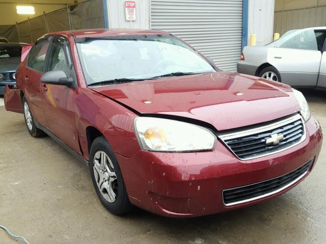 1G1ZS58FX7F136207 - 2007 CHEVROLET MALIBU LS MAROON photo 1