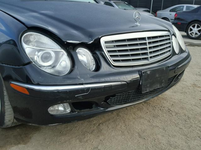 WDBUF70J23A069688 - 2003 MERCEDES-BENZ E 500 BLACK photo 9