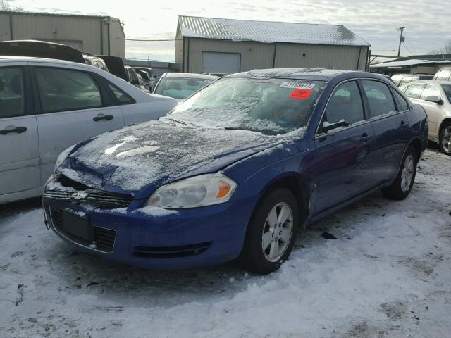 2G1WT55KX69347867 - 2006 CHEVROLET IMPALA LT BLUE photo 2