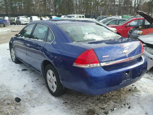 2G1WT55KX69347867 - 2006 CHEVROLET IMPALA LT BLUE photo 3