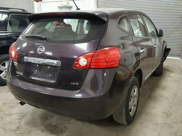 JN8AS5MV0DW626043 - 2013 NISSAN ROGUE S BURGUNDY photo 4