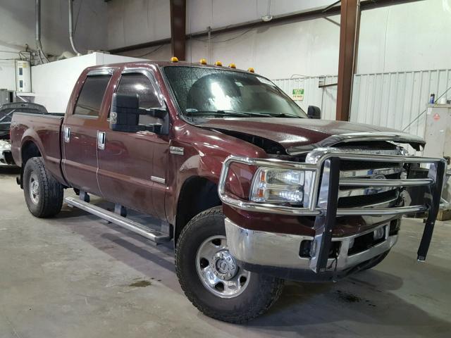 1FTSW21PX6ED62122 - 2006 FORD F250 SUPER MAROON photo 1