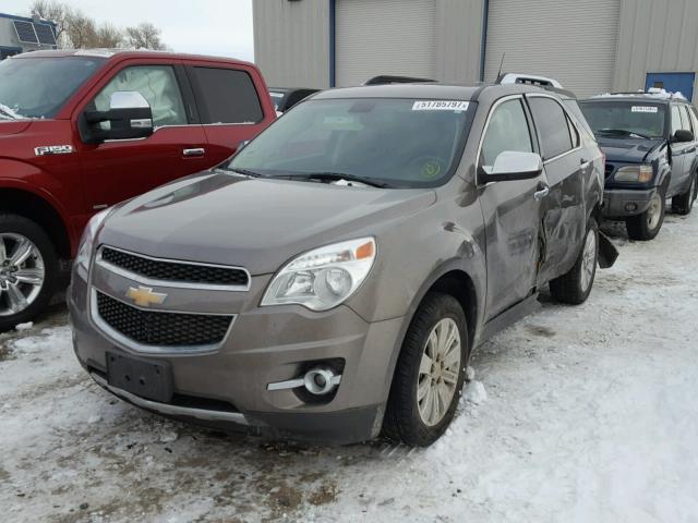 2CNFLPE51B6433671 - 2011 CHEVROLET EQUINOX LT CHARCOAL photo 2