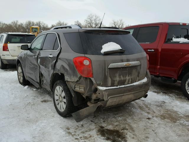 2CNFLPE51B6433671 - 2011 CHEVROLET EQUINOX LT CHARCOAL photo 3