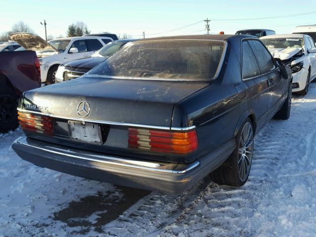 WDBCA45E0KA498539 - 1989 MERCEDES-BENZ 560 SEC BLUE photo 4