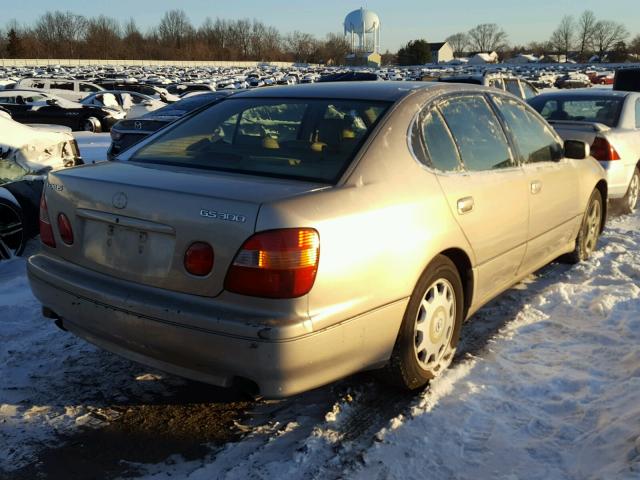 JT8BD68S8W0024690 - 1998 LEXUS GS 300 BEIGE photo 4