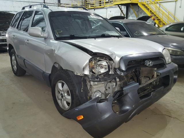 KM8SC13E85U935176 - 2005 HYUNDAI SANTA FE G SILVER photo 1