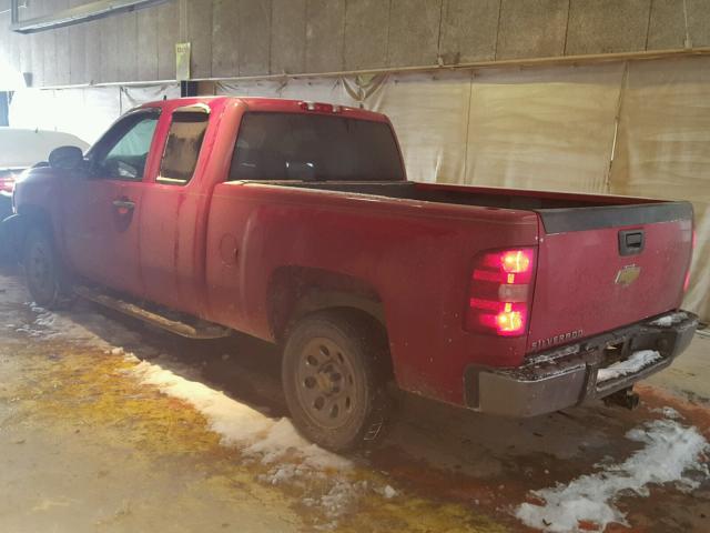 2GCEC19C071589405 - 2007 CHEVROLET SILVERADO RED photo 3