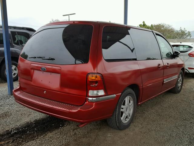 2FMZA52413BB33219 - 2003 FORD WINDSTAR S RED photo 4