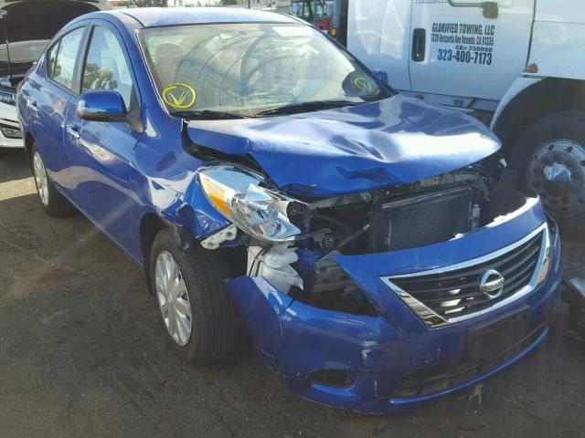 3N1CN7AP7DL887496 - 2013 NISSAN VERSA S BLUE photo 1